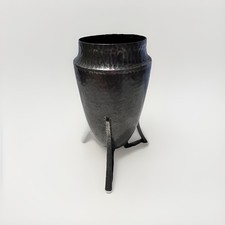 Pewter Hammer Finished Vase