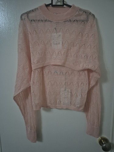 Zara size pink - pink, knit