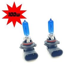 Pair 100W 9005 Hb3 Offroad 7500K Xenon Headlight Blue For Nissan Almera Tino 03+