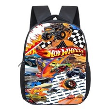 Hot Wheels Backpack Toy Cars Bag for Kids Travel Sports Back to School Rucksack
