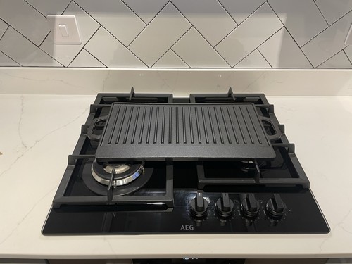 Cast iron dual sided grill - cast, &