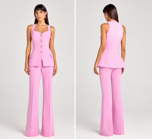 Nadine merabi zoe waistcoat - zoe, &