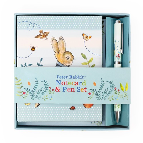 Peter rabbit notecard and pen - rabbit,