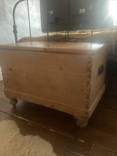 Old Hand Made Pine Bedding Box