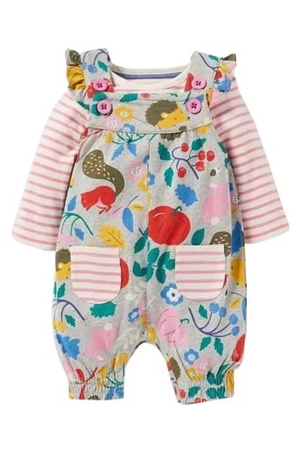 Baby boden woodland dungarees - baby,