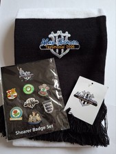 Newcastle United/Alan Shearer Testimonial Badge Set & Scarf - ?