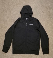 Boys Black McKenzie Jacket With Hood Aged 13/15 Xl Good Condition