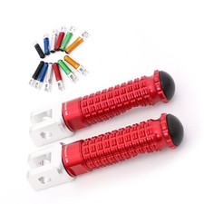 FOR TRIUMPH TIGER 800 XR/XRX/XRT 15-18 RED MPRO FRONT MOTORCYCLE FOOT PEGS