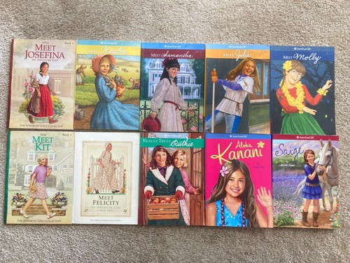 American girl doll book lot - girl,