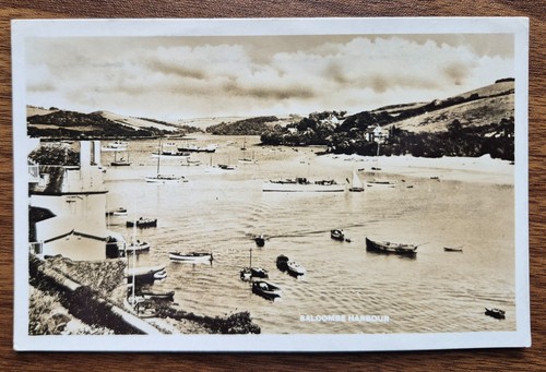 Salcombe harbour real photo - harbour,,