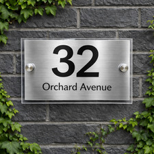 House number plaques - house,