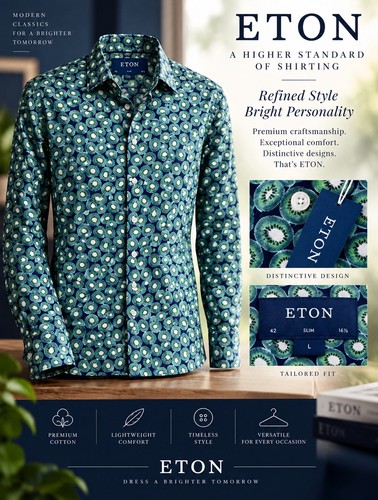 Eton men long sleeve - sleeve, shirt