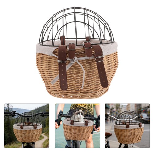 Pet carrier basket wicker - wicker, hand