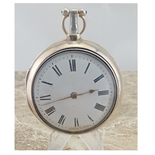 Napoleonic silver verge fusee - napoleonic,