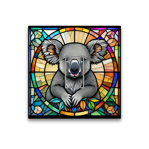 Koala bear stained glass - stained,