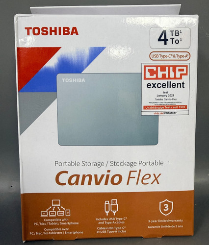 Toshiba canvio flex 4tb - toshiba,