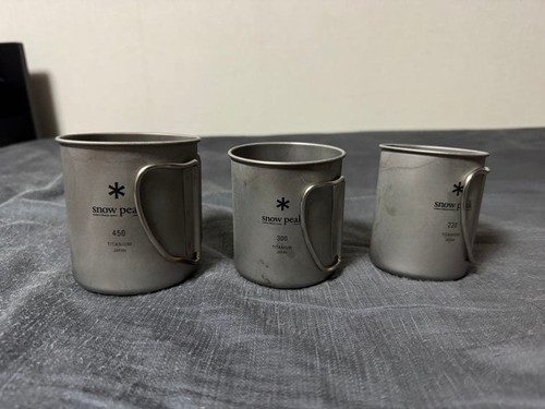 Snow peak titanium - snow, mug