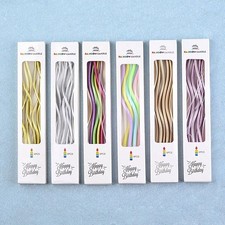 6Pcs Twisty Birthday Candles