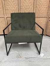 DUSK Rae Accent Chair Dark Olive Velvet