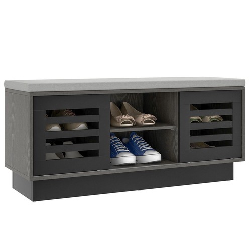 Wooden shoe bench storage - wooden,