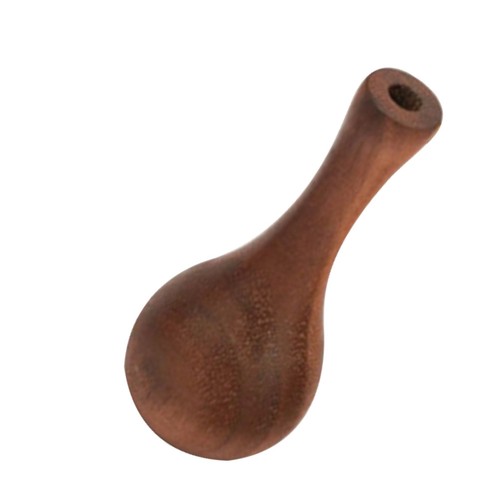 Tall bud wood flower vase - bud,