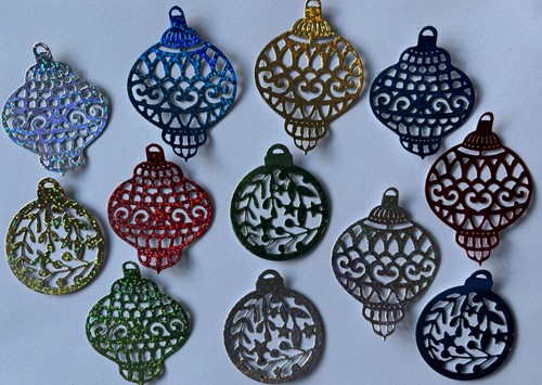 Xmas die cut shapes - die,