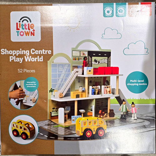 Little town wooden shopping - wooden,