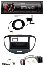 Pioneer 1DIN MP3 DAB USB AUX Autoradio für Hyundai i10 (2008-2013) schwarz