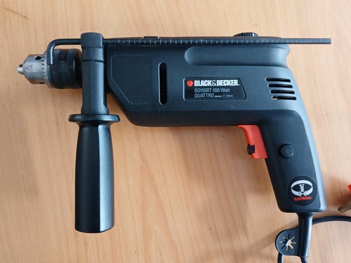 Black decker hammer drill - black,