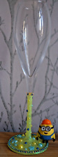 Minions - Handmade Large Glitter Champagne/Prosecco Glass
