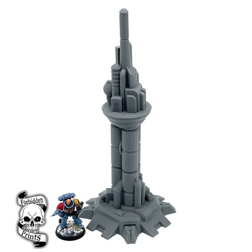 Grimdark gothic radio tower - grimdark,