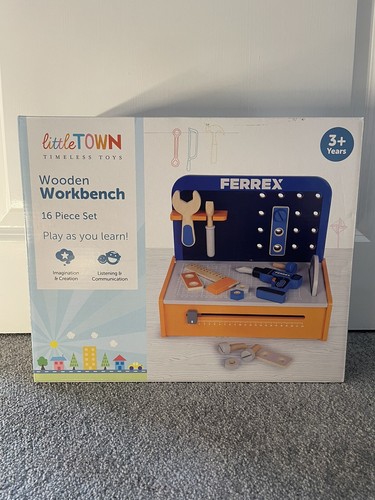 Little town aldi wooden - town,