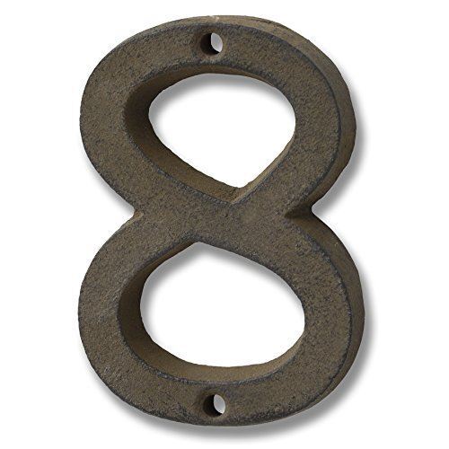House number cast iron - 8,