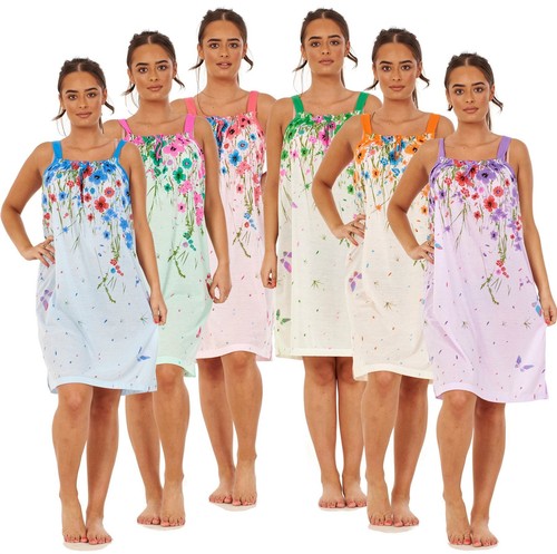 Ladies sleeveless nightdress - sleeveless,