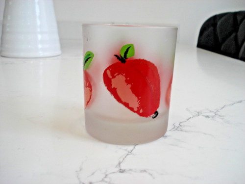 Dartington frosted glass - glass, fruit