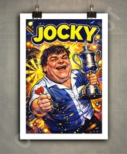 Jocky Wilson Darts Poster A4