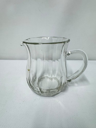Clear glass creamer milk jug - clear,