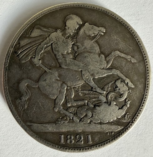 George 1821 silver crown - 1821,