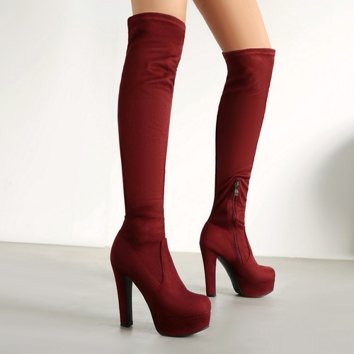 Women stretch over - women, boots