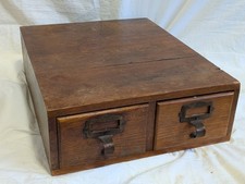 Vintage 2 Drawer Index Filing