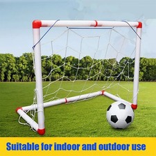 120CM Child Football Soccer Practice Goal Post Net Ball Toy Indoor Outdoor Kids