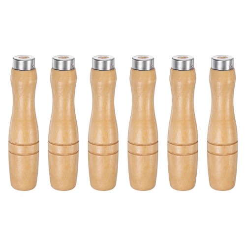 6pcs wooden file handle - wooden,