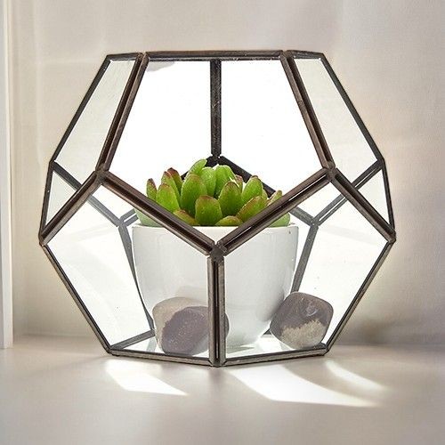 Large geometric glass - large,