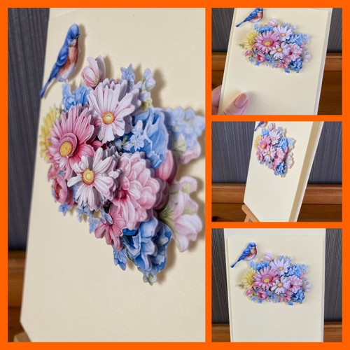 Sale handmade decoupage a6 - decoupage,