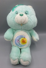 Vintage 1983 Kenner Care Bears Bedtime Bear Soft Plush Toy Blue Moon Star 13"