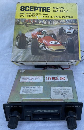 Vintage car radio stereo - car,