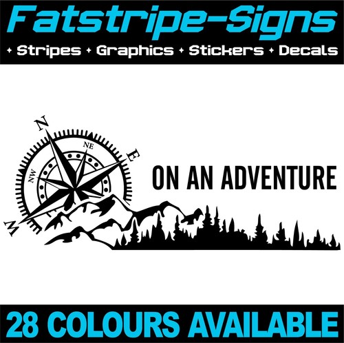 Compass mountain stickers - compass, &