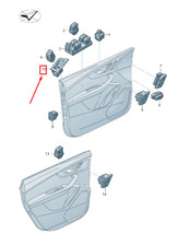 NEW AUDI Q7 4M COVER WINDOW