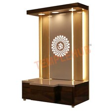 Wooden Temple With LED lights |Customized Temple| Wooden Mandir|Puja Ghar|Mandap