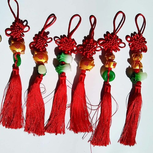 Fengshui mobile knots car - 6, pc